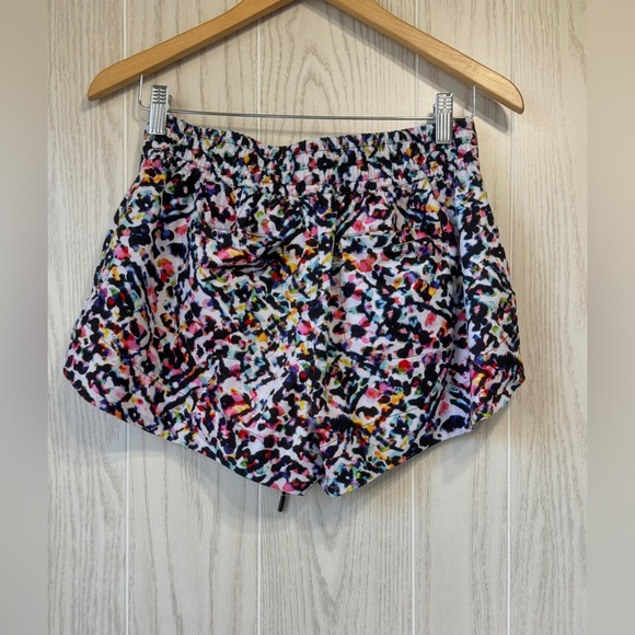 Athleta Sporty Golf Tennis Pickleball Splatter Athletic Shorts Size 6 LNC - Picture 3 of 3
